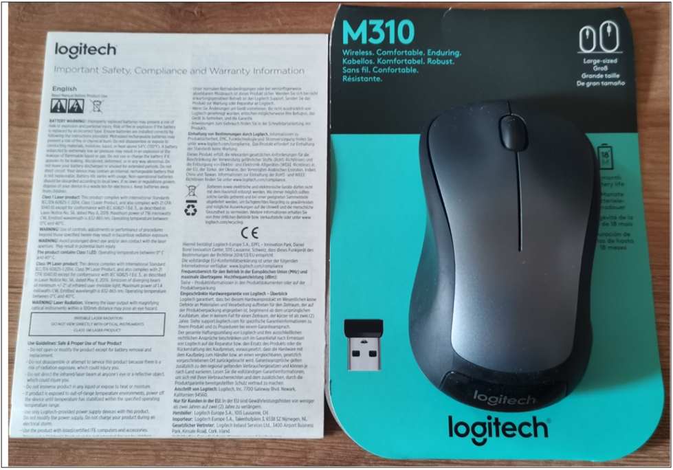 logitech m310 range