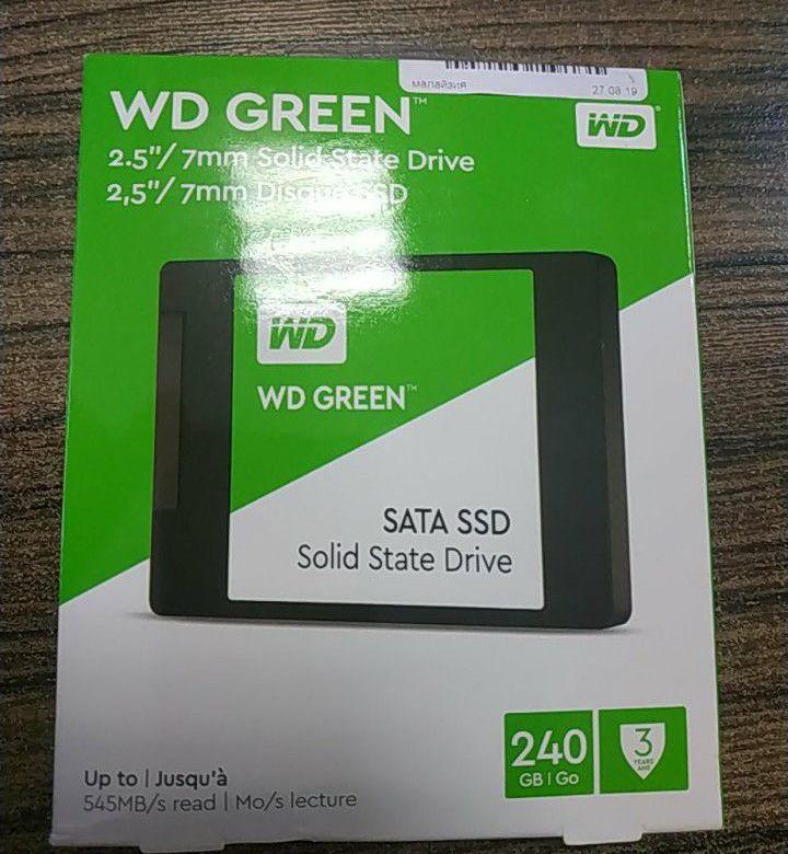 Ssd green. 240 ГБ SSD-накопитель WD Green [wds240g2g0a]. SSD накопитель WD Green wds240g2g0a 240гб, 2.5