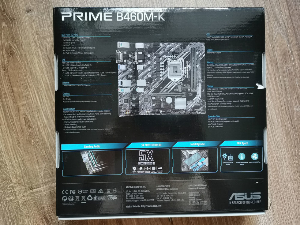 Asus prime h510m k нет изображения