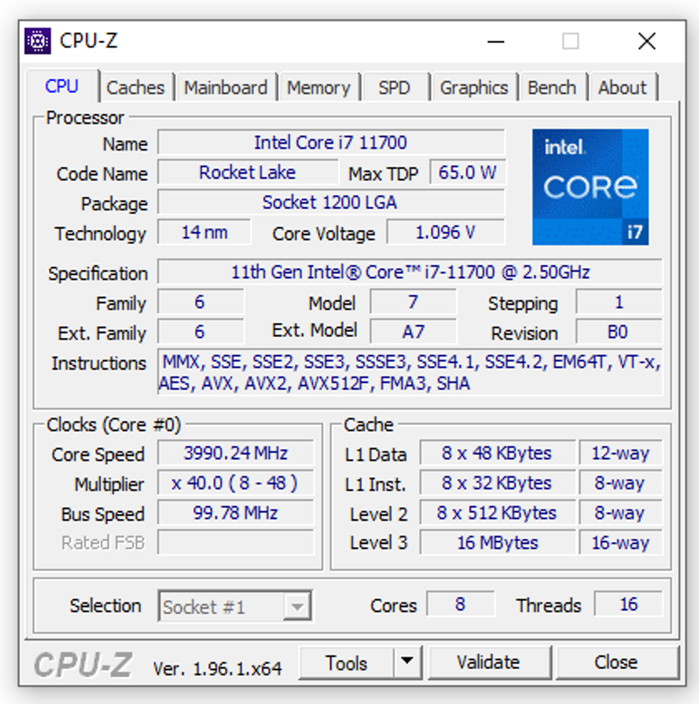 Максимальный кэш процессора