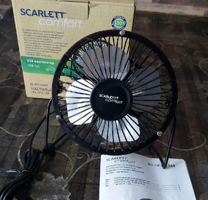 Scarlett вентилятор usb sc df111s95 обзор