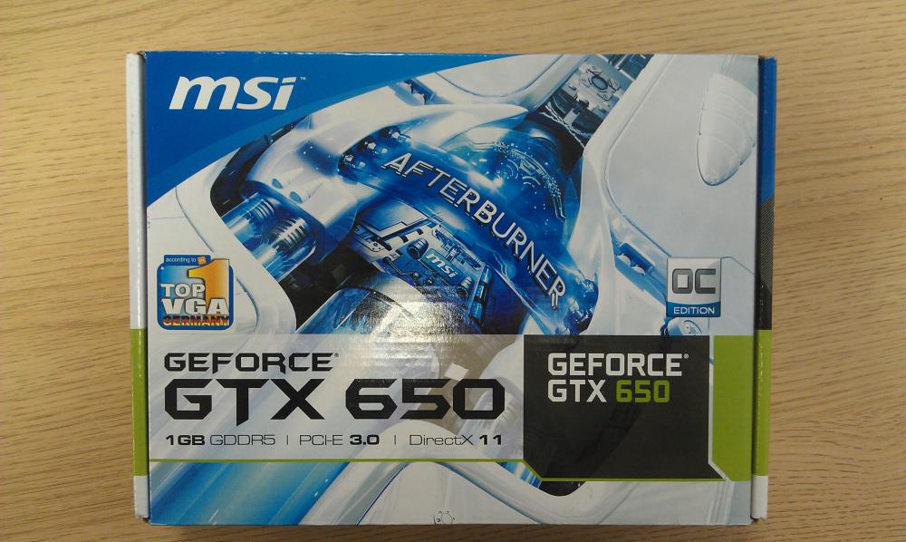 gtx 650 для маленького ПК с БП на 300вт - Обзор товара Видеокарта MSI NVIDIA  GeForce GTX 650,  N650-1GD5/OCV1 (722917) от Сергей в интернет-магазине СИТИЛИНК – Ростов-на-Дону