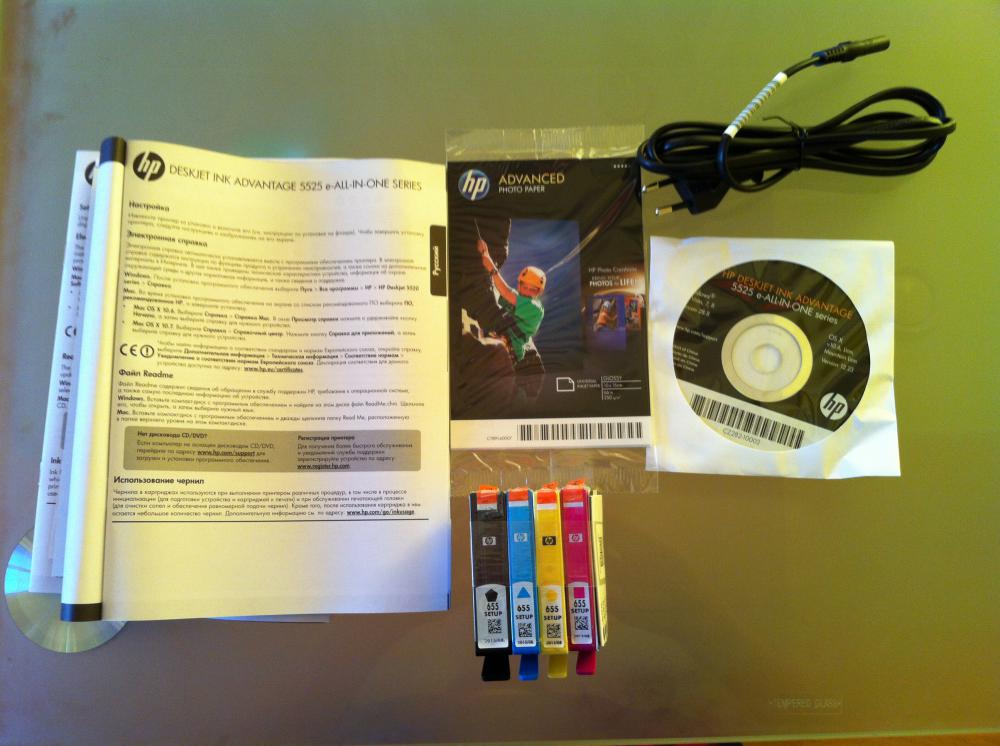 HP DeskJet Ink Advantage 5525 технические характеристики МФУ HP DeskJet Ink Advantage 5525