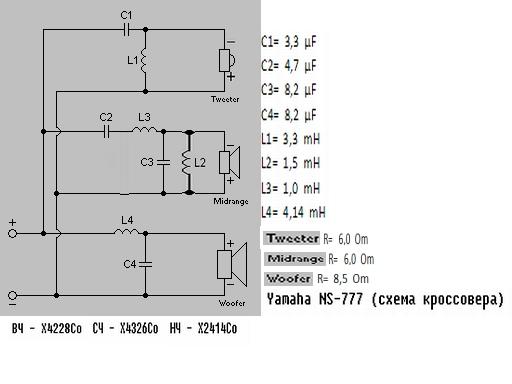 Heco victa prime 702 схема кроссовера