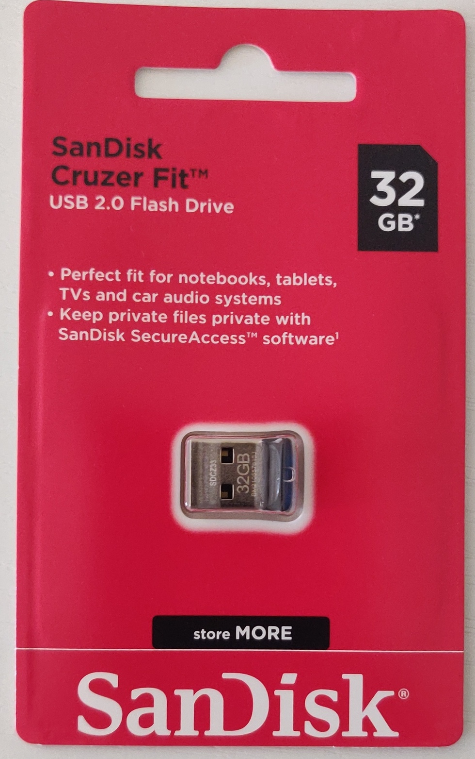 Обзор флешки sandisk cruzer fit