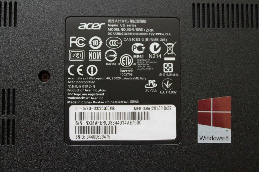 Схема acer v5 572g