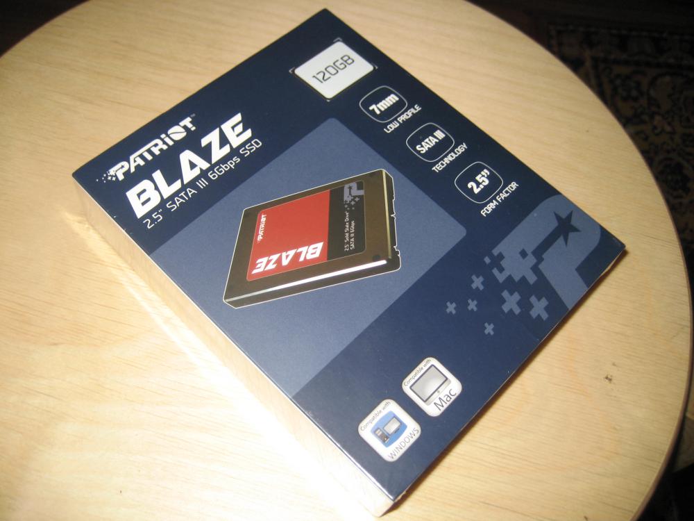 Ssd patriot blaze 120gb прошивка