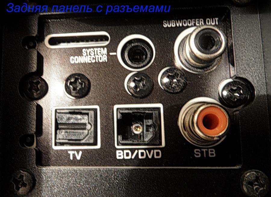 <фото макро: панель с разъемами>