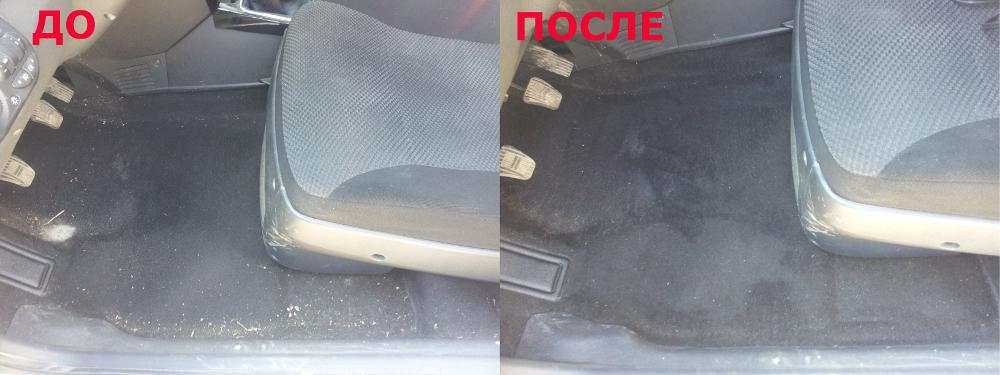 Место водителя.