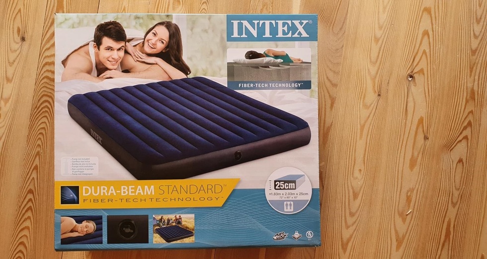 Матрас надувной intex dura beam standart classic 2030х1830 мм высота 250мм