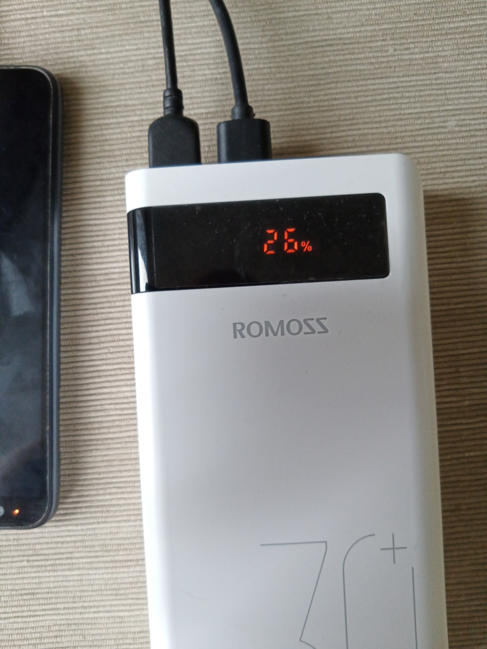 Обзор товара внешний аккумулятор (Power Bank) Romoss Sense 8P+, 30000мAч,  белый (1539274) в интернет-магазине СИТИЛИНК