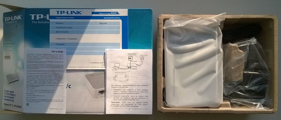 Характеристики Коммутатор TP-Link TL-SF1008D 8x100Mb неуправляемый (555370) смотреть в СИТИЛИНК