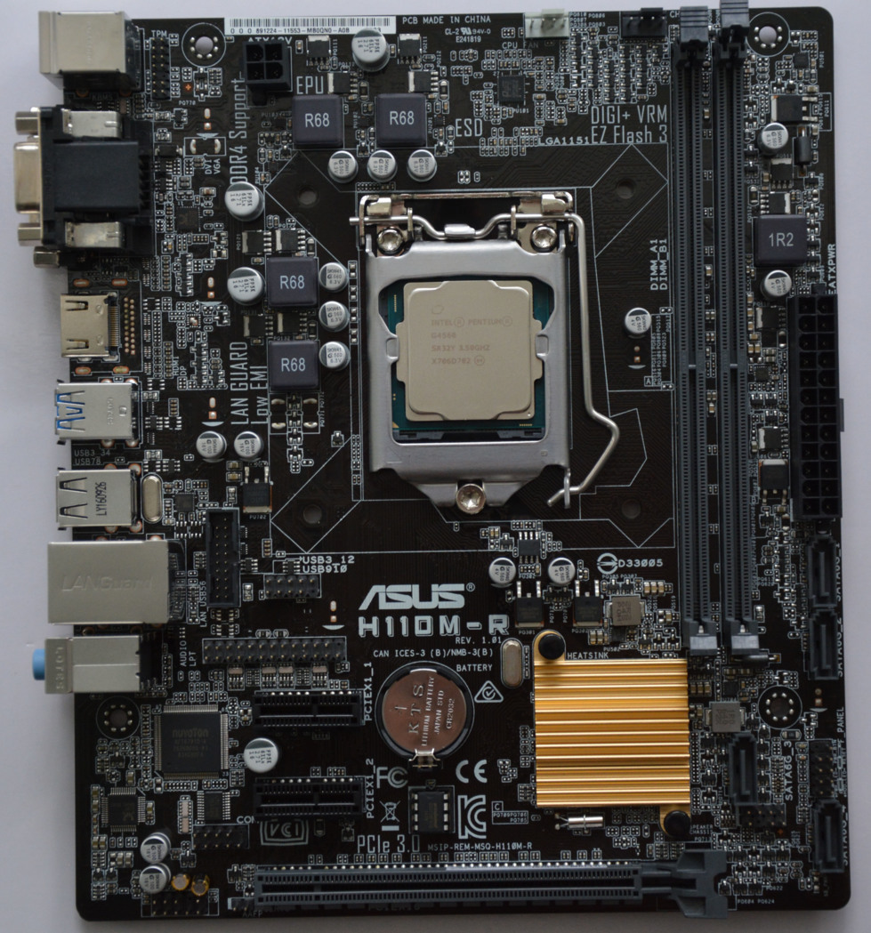 H110m k asus фото