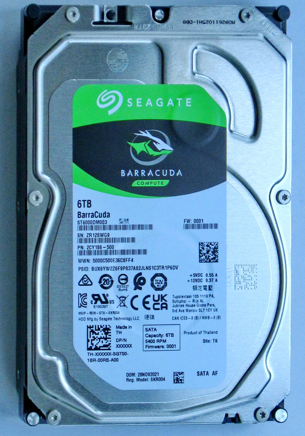Обзор товара жесткий диск Seagate Barracuda ST6000DM003, 6ТБ, HDD