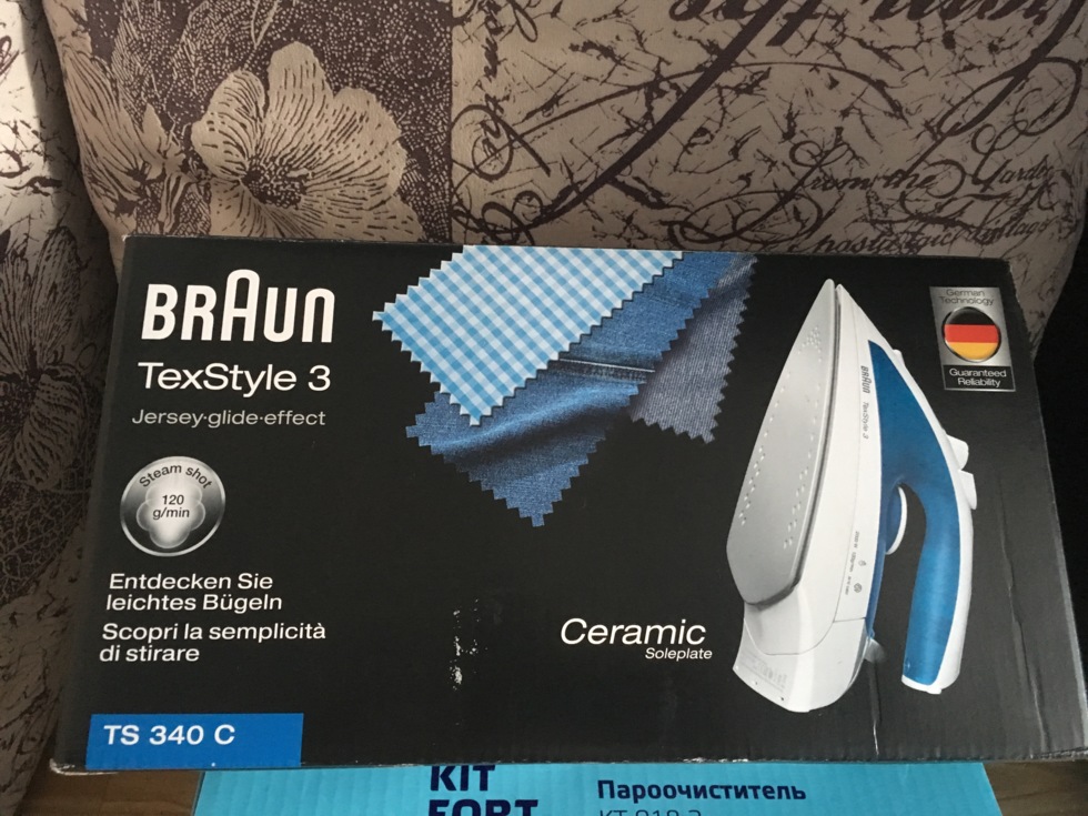 Braun texstyle 5 как разобрать Добротный и качественный в своем ценовом сегменте - обзор товара Утюг Braun TS34