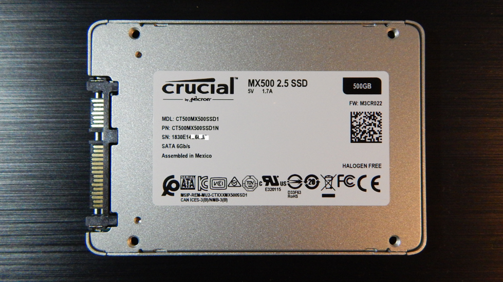 Обновление прошивки ssd crucial