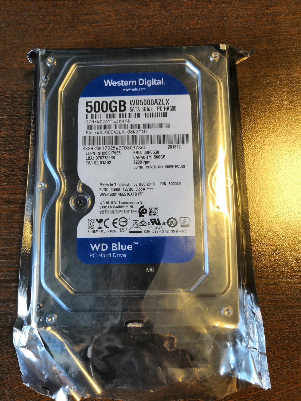 500 гб жесткий диск wd blue