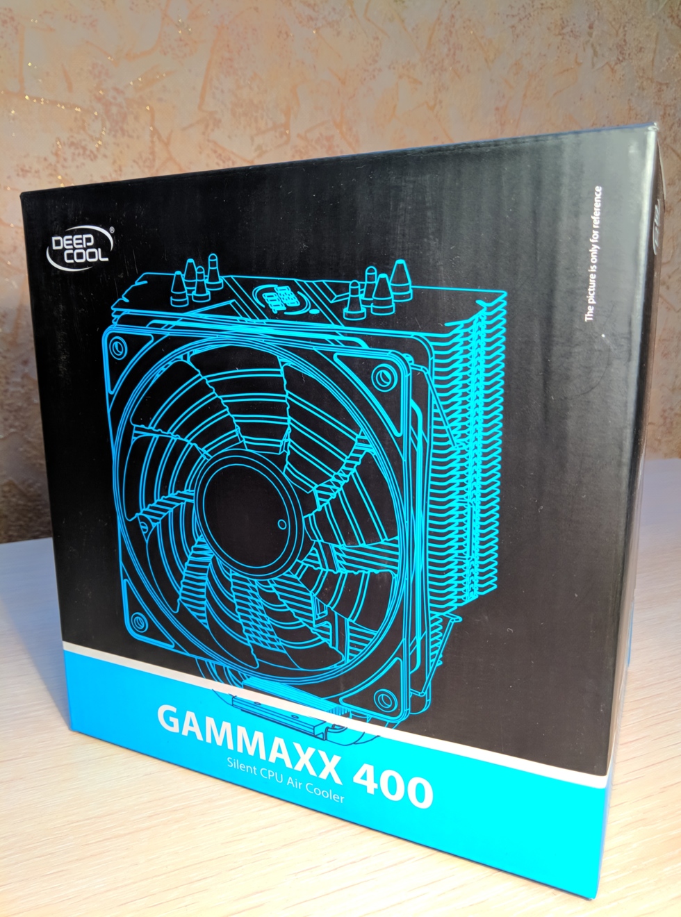 Deepcool 400 blue. Deepcool GAMMAXX 400 Blue. GAMMAXX 400 Blue Basic. Гаммакс 300. Коробка от кулера Deepcool.