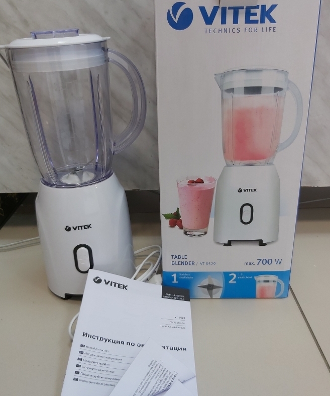 Vitek 800w блендер как разобрать Обзор стационарного блендера Vitek 8529 - обзор товара Блендер Vitek 8529, стаци