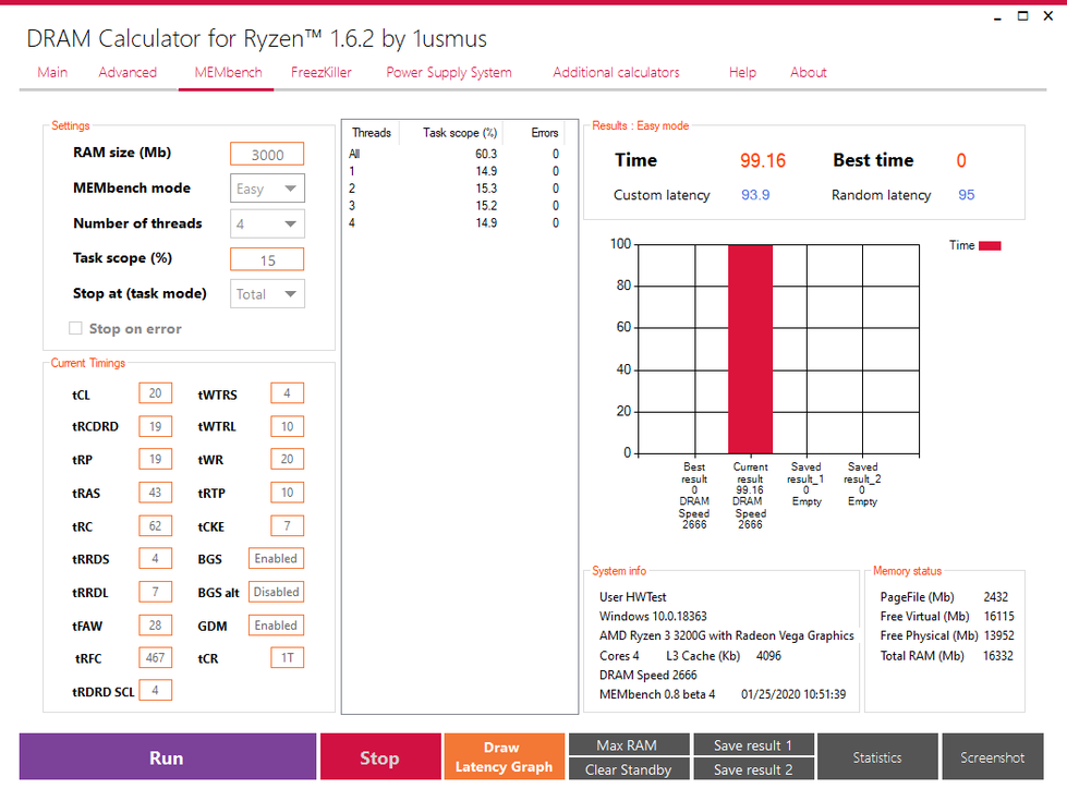 Dram calculator for ryzen