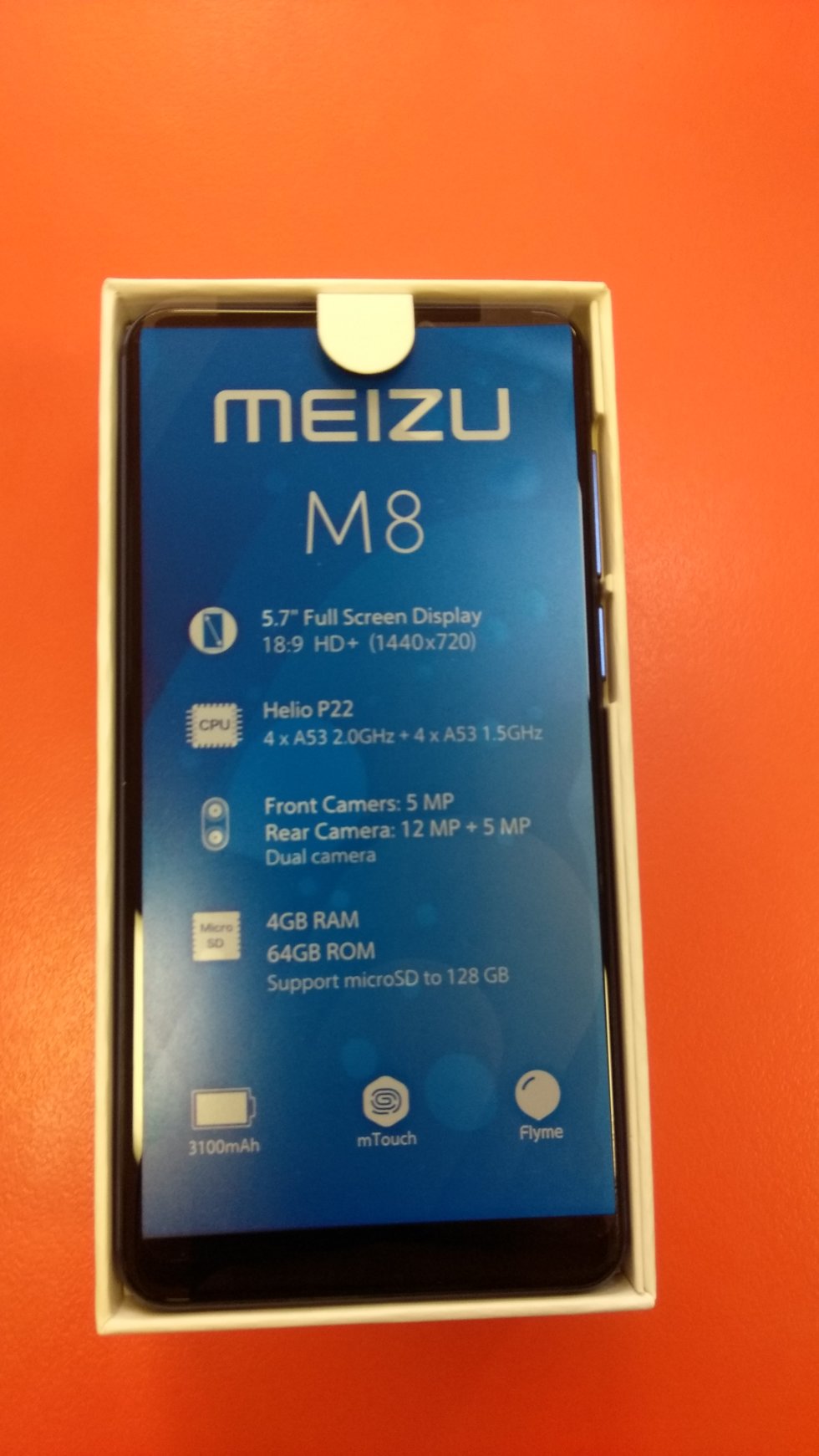 Обзор товара смартфон Meizu M8 64Gb, M813H, синий (1111406) в  интернет-магазине СИТИЛИНК